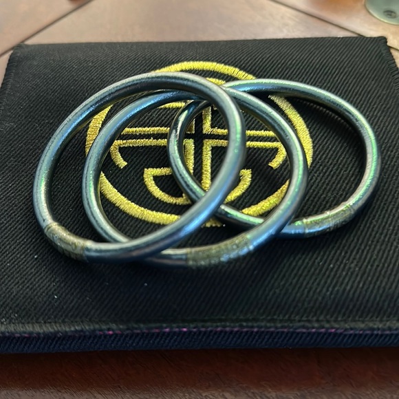 Budhagirl Jewelry - Budhagirl Graphite All Weather Bangles (3)